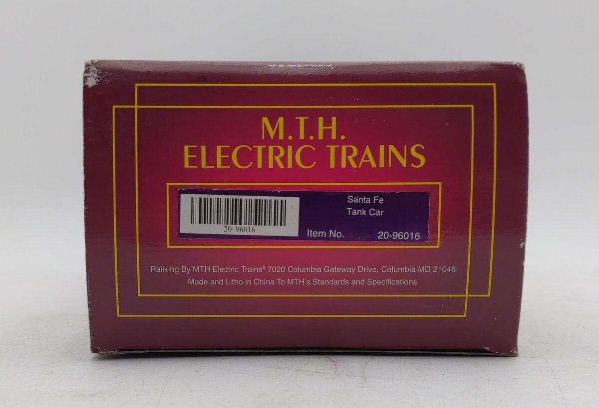 MTH 20-96016 O Gauge Santa Fe Unibody Tank Car #142473 LN/Box