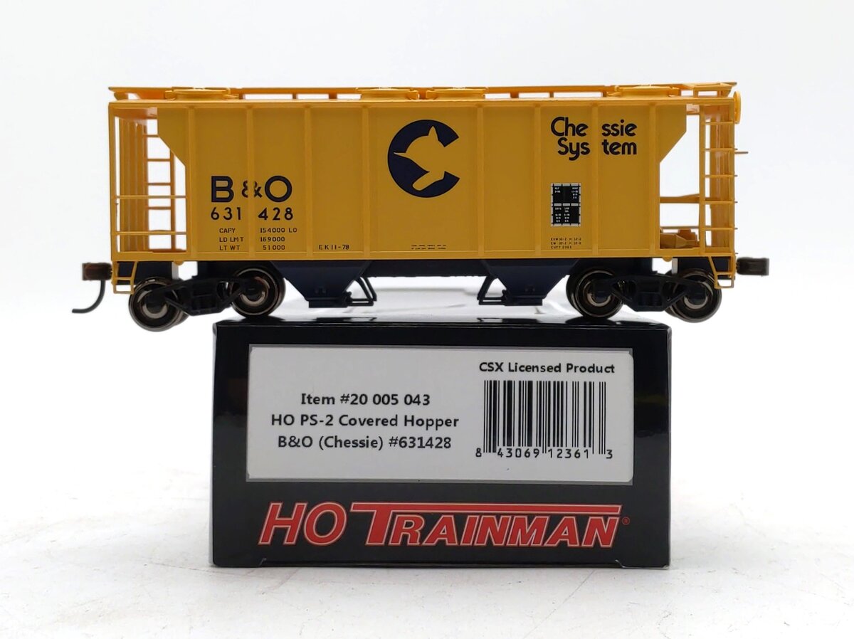 Atlas 20005043 HO Baltimore & Ohio Trainman PS-2 Covered Hopper #631428