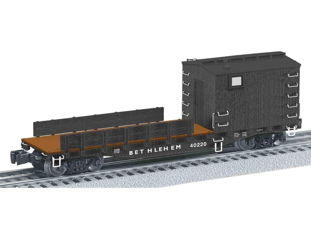 Lionel 6-81890 O Bethlehem Steel Boom Car w/Legacy RailSounds #40220