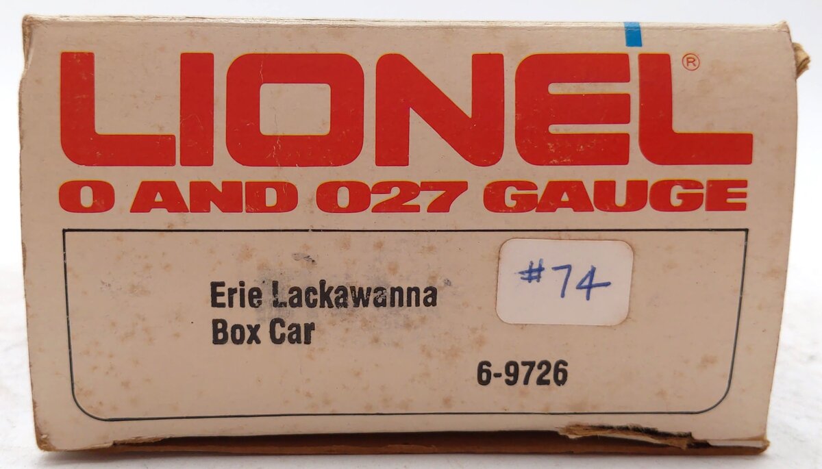 Lionel 6-9726 O Gauge Erie Lackawanna Box Car LN/Box