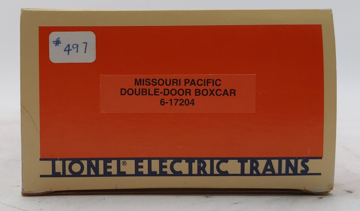 Lionel 6-17204 O Gauge Missouri Pacific Double Door Boxcar #17204 LN/Box