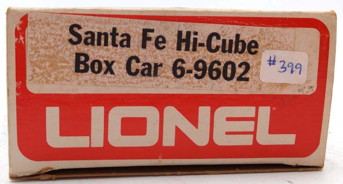 Lionel 6-9602 O Gauge Santa Fe Hi-Cube Boxcar