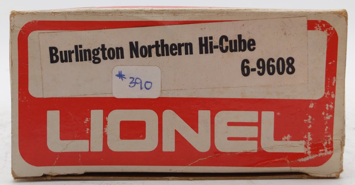 Lionel 6-9608 O Gauge Burlington Northern Hi-Cube Boxcar LN/Box