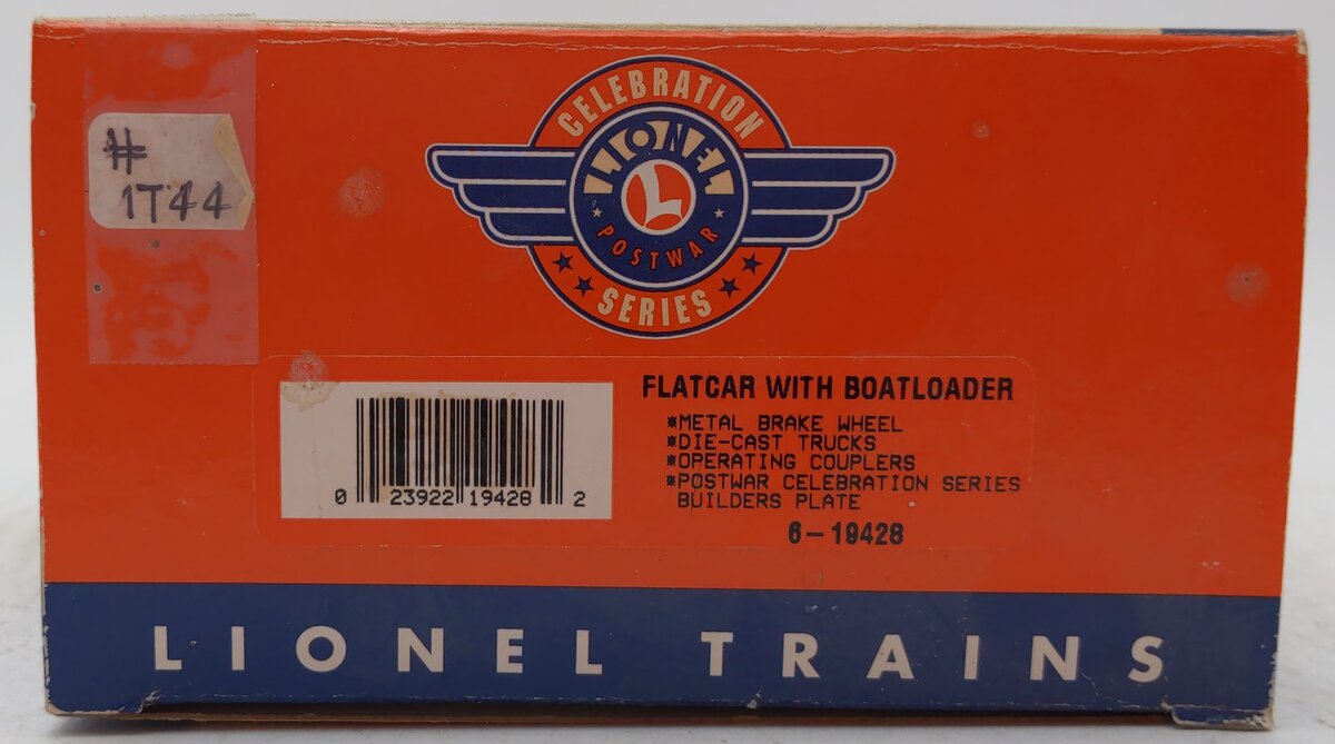 Lionel 6-19428 O Gauge PWC Boat Loader Flatcar #6416 with 4 Boats LN/Box