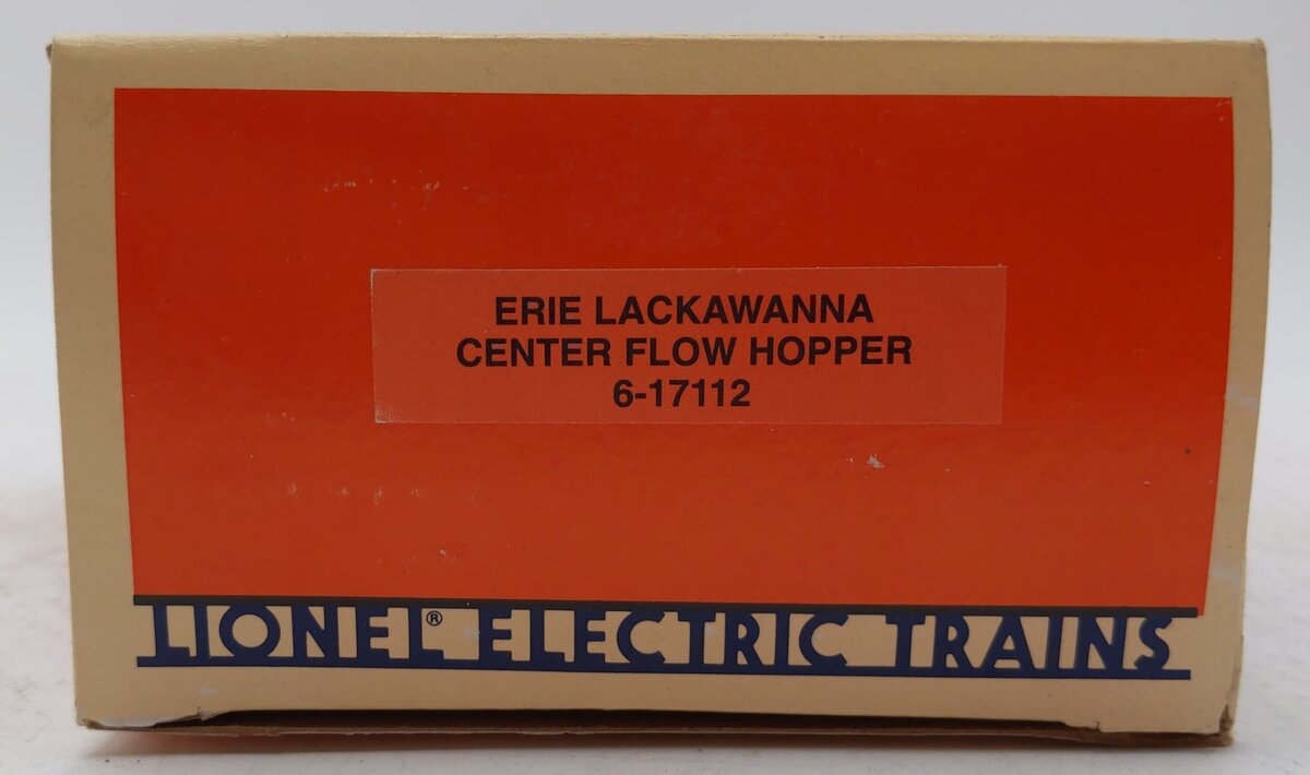 Lionel 6-17112 O Gauge Erie Lackawanna ACF Center Flow 3-Bay Hopper LN/Box