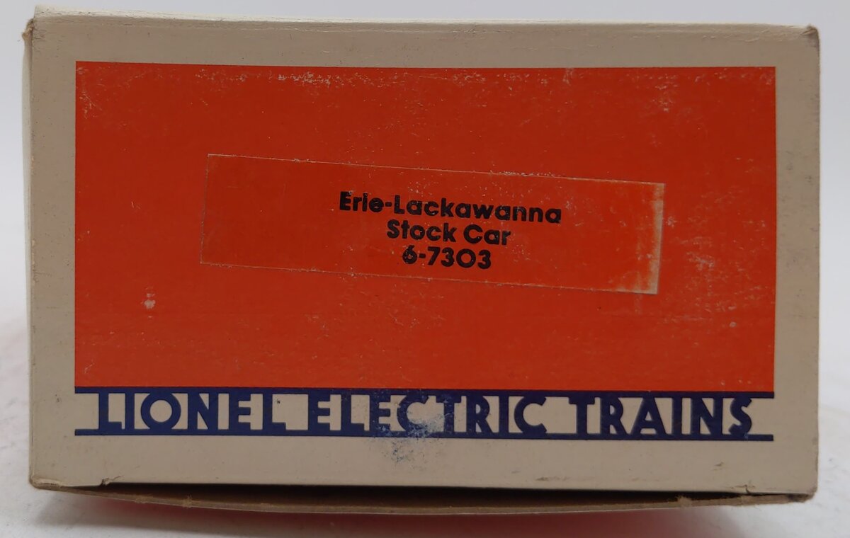 Lionel 6-7303 O Gauge Erie-Lackawanna Bi-level Stock Car LN/Box