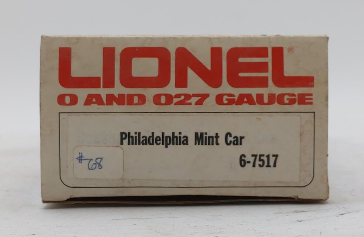 Lionel 6-7517 O Gauge Philadelphia Mint Car #7517 LN/Box