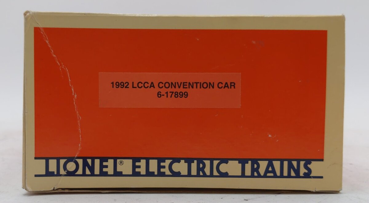 Lionel 6-17899 O NASA 1992 LCCA Convention Tank Car #190 LN/Box