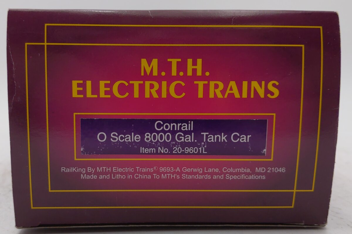 MTH 20-9601 O Gauge Conrail 8,000 Gallon Tank Car #CR2315 LN/Box