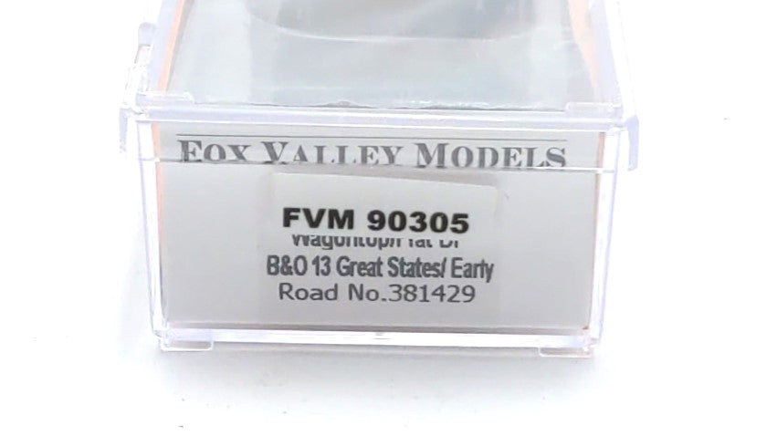 Fox Valley Models 90305 N Scale BO/Great States M-53 Boxcar #381429