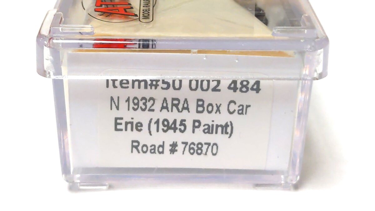Atlas 50002484 N Erie 1932 ARA 40' Steel Boxcar #76870