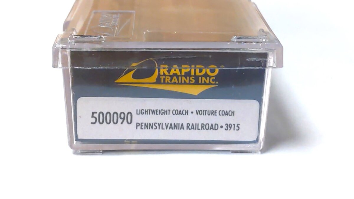 Rapido 500090 N Pennsylvania Railroad Lightweight Coach #3915