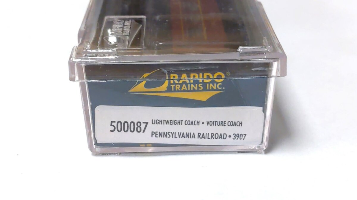 Rapido 500087 N Pennsylvania Railroad Lightweight Coach #3907