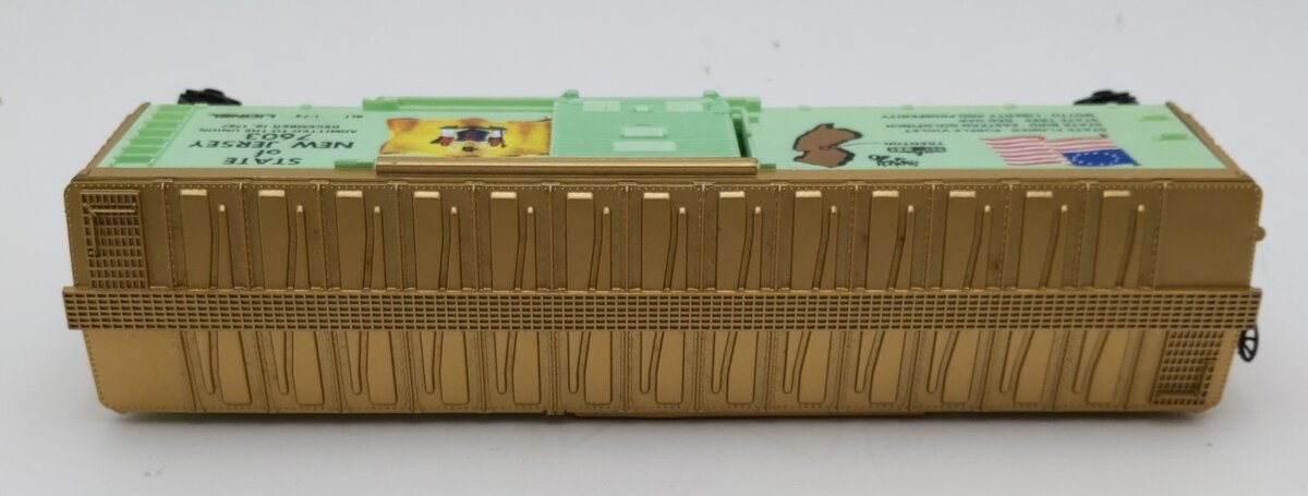 Lionel 6-7603 O Gauge State of New Jersey Boxcar VG