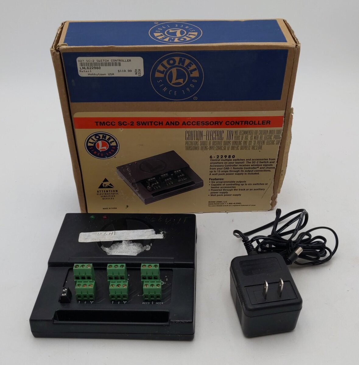 Lionel 6-22980 TMCC SC-2 Switch & Accessory Controller LN/Box