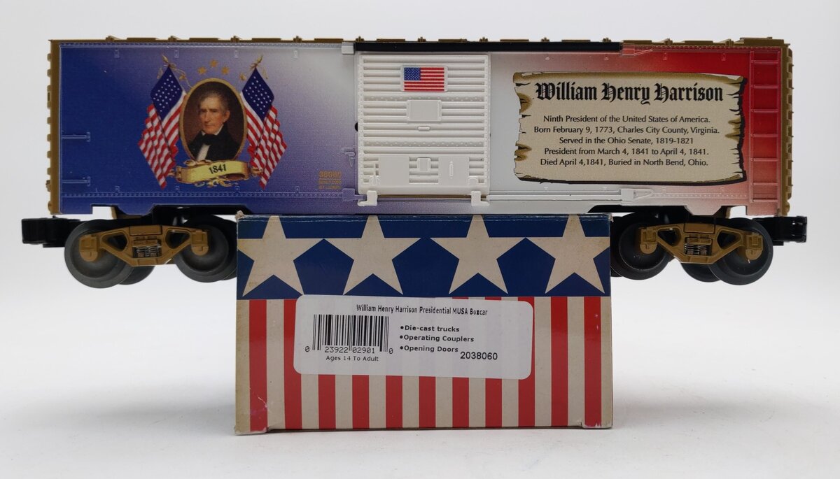 Lionel 2038060 O William Henry Harrison Presidential Musa Boxcar