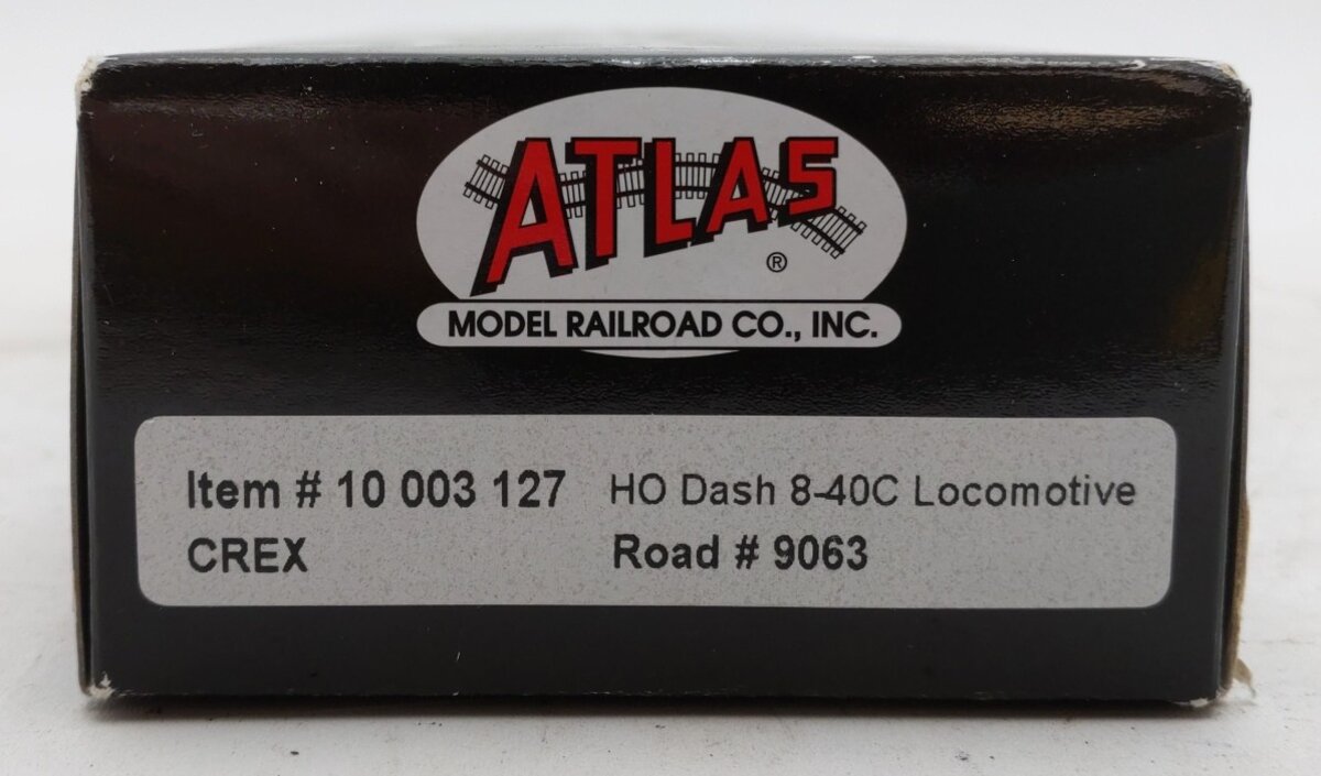 Atlas 10003127 HO CREX DASH 8-40C Diesel Locomotive with ESU Sound & DCC #9063