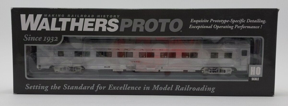 Walthers 920-9474 HO Scale ATSF 1954 El Captain 46-Seat Coach Car #2851