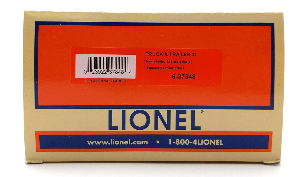 Lionel 6-37848 O Illinois Central Tractor-Trailer