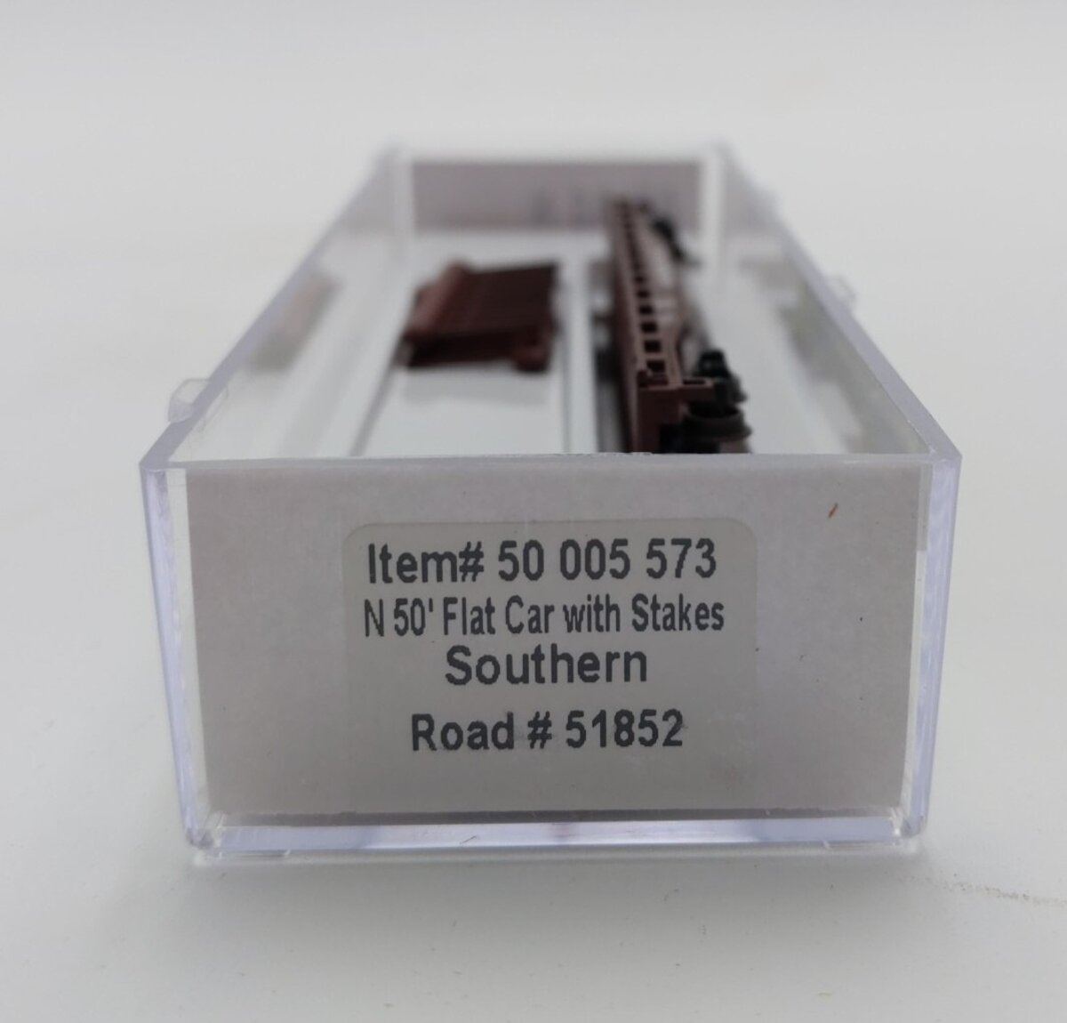 Atlas 50005573 N Southern Trainman Flatcar with Stakes #51852