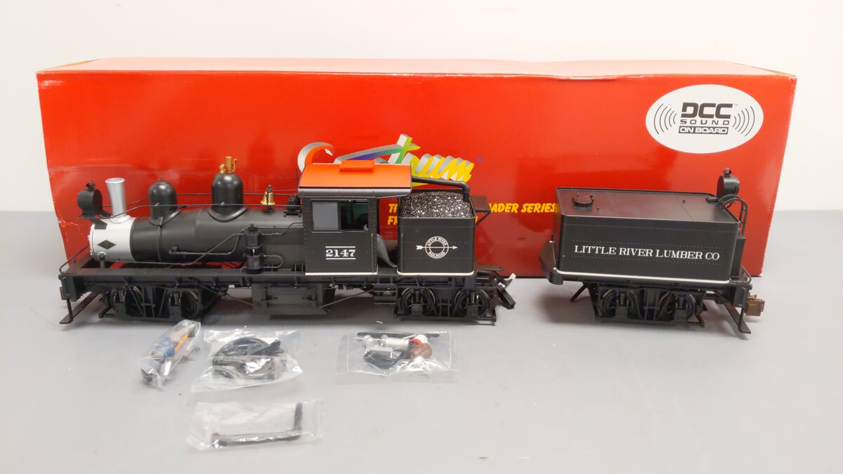 Bachmann 82697 G Scale Little River Lumber 55 Ton Shay Steam