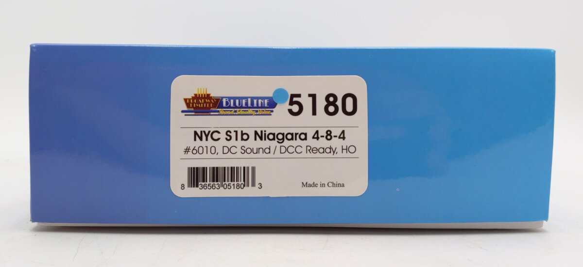 Broadway Limited 5180 HO NYC Niagara Class S1b 4-8-4 Steam Locomotive #6010