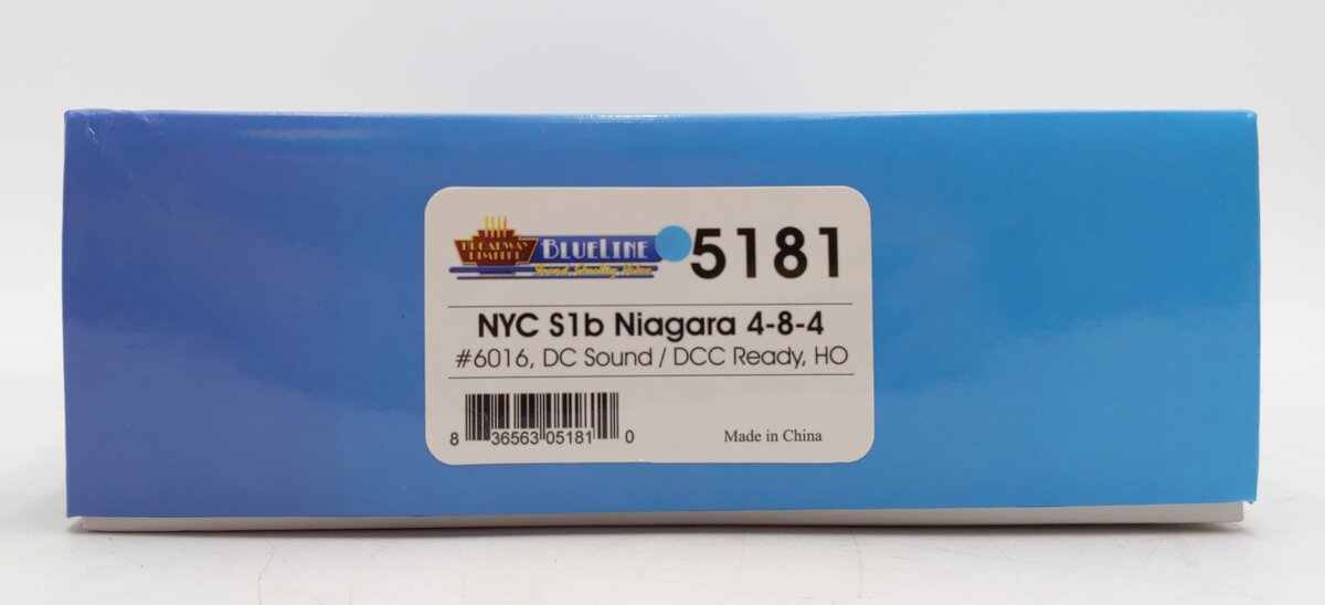 Broadway Limited 5181 HO NYC Niagara Class S1b 4-8-4 Steam Locomotive #6016
