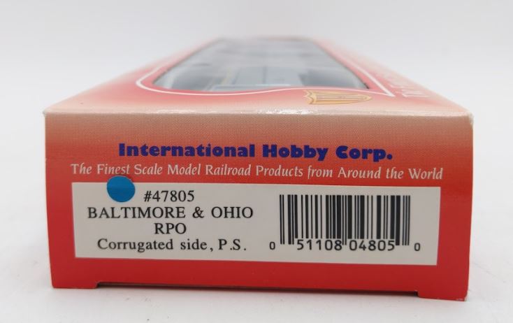 IHC 47805 HO Scale Baltimore & Ohio United States Mail RPO Passenger Car #300 LN/Box