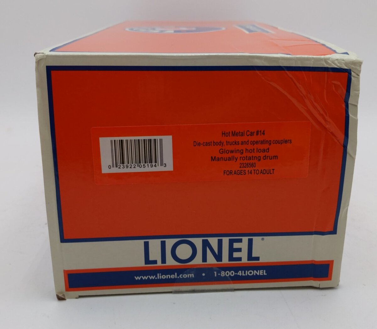 Lionel 2326560 O Hot Metal Car #14