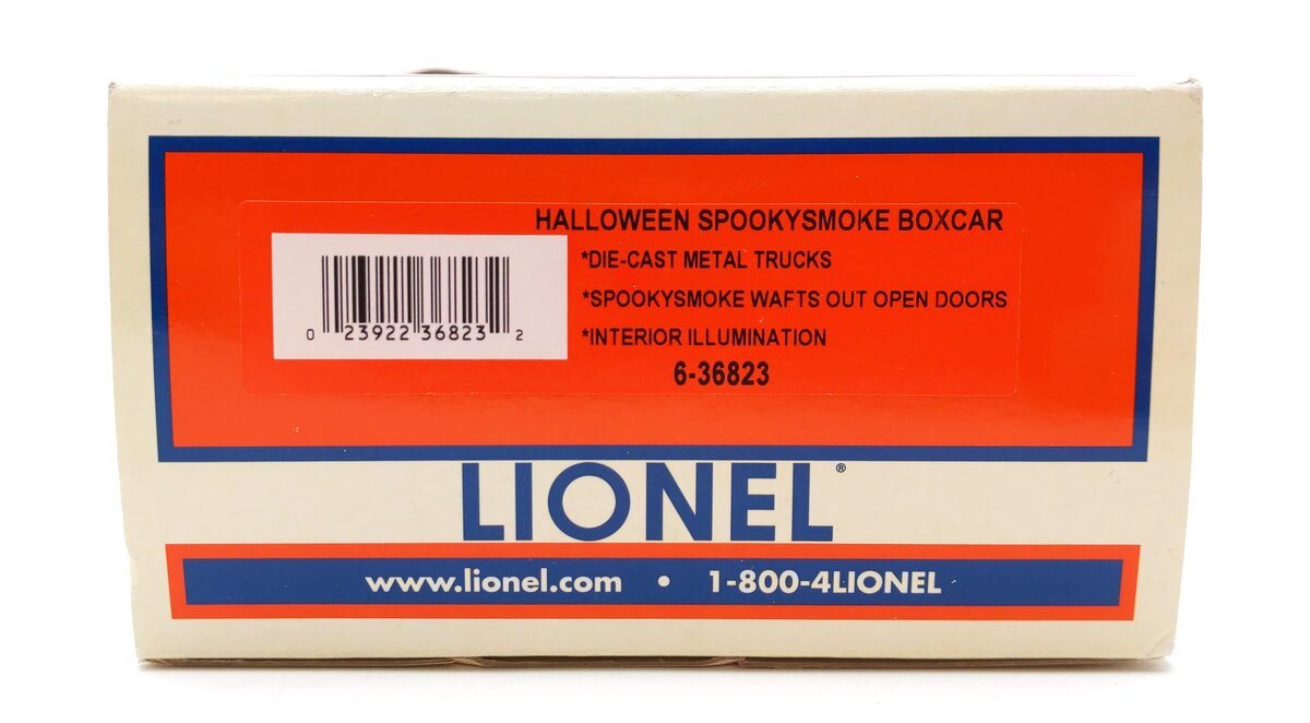 Lionel 6-36823 O Gauge Halloween Spooky Smoke Boxcar LN/Box