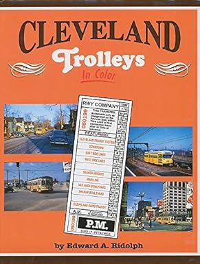 Cleveland Trolleys In Color Hardcover MT