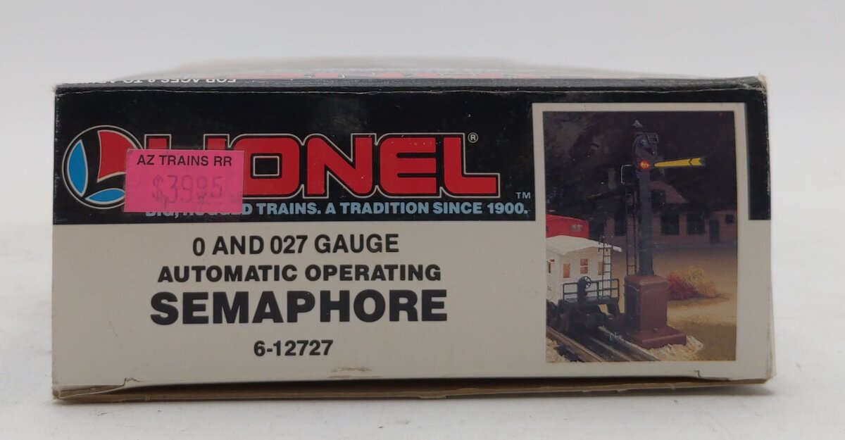 Lionel 6-12727 O and O27 Gauge Automatic Operating Semaphore Signal LN/Box
