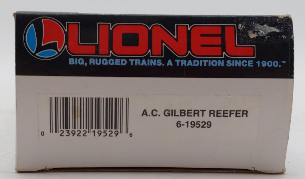 Lionel 6-19529 O Gauge A.C. Gilbert Inventors Refrigerator Car LN/Box