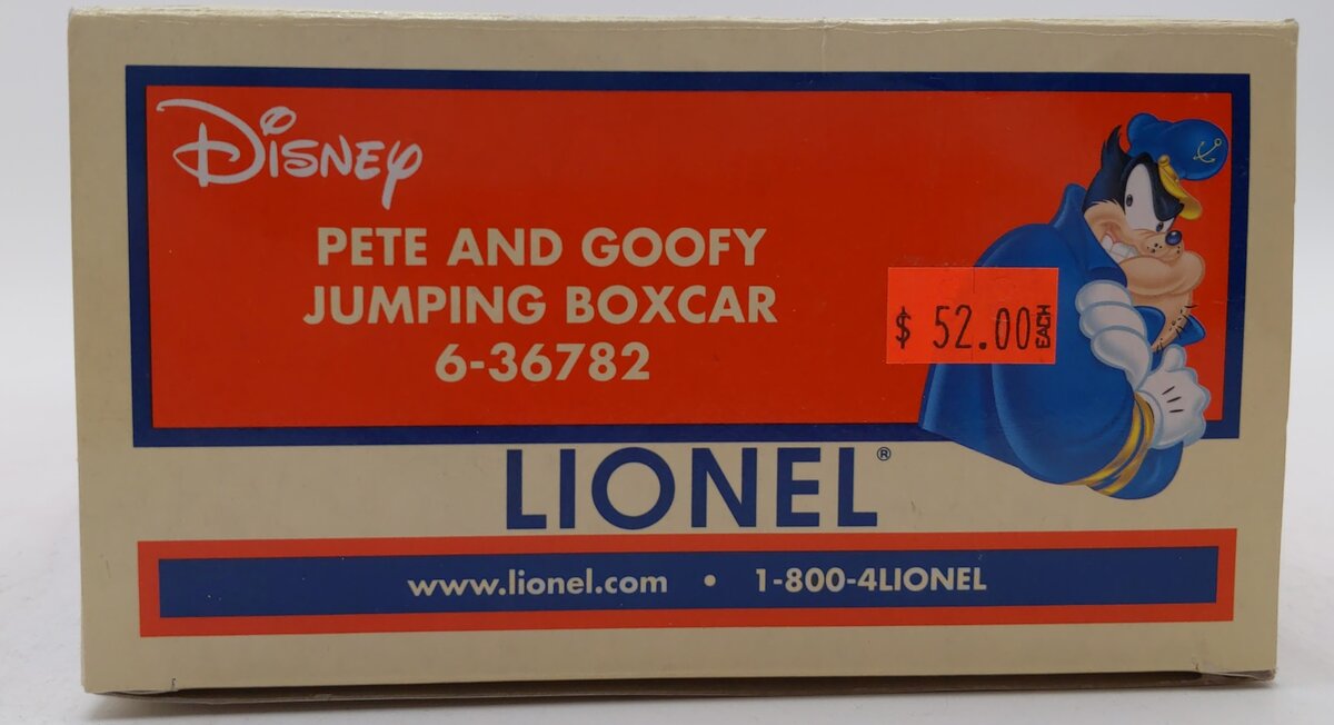 Lionel 6-36782 Disney Pete and Goofy Jumping Boxcar