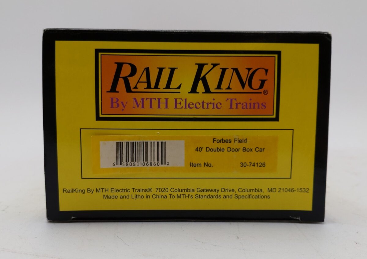 MTH 30-74126 O Forbes Field Double Door Boxcar NIB