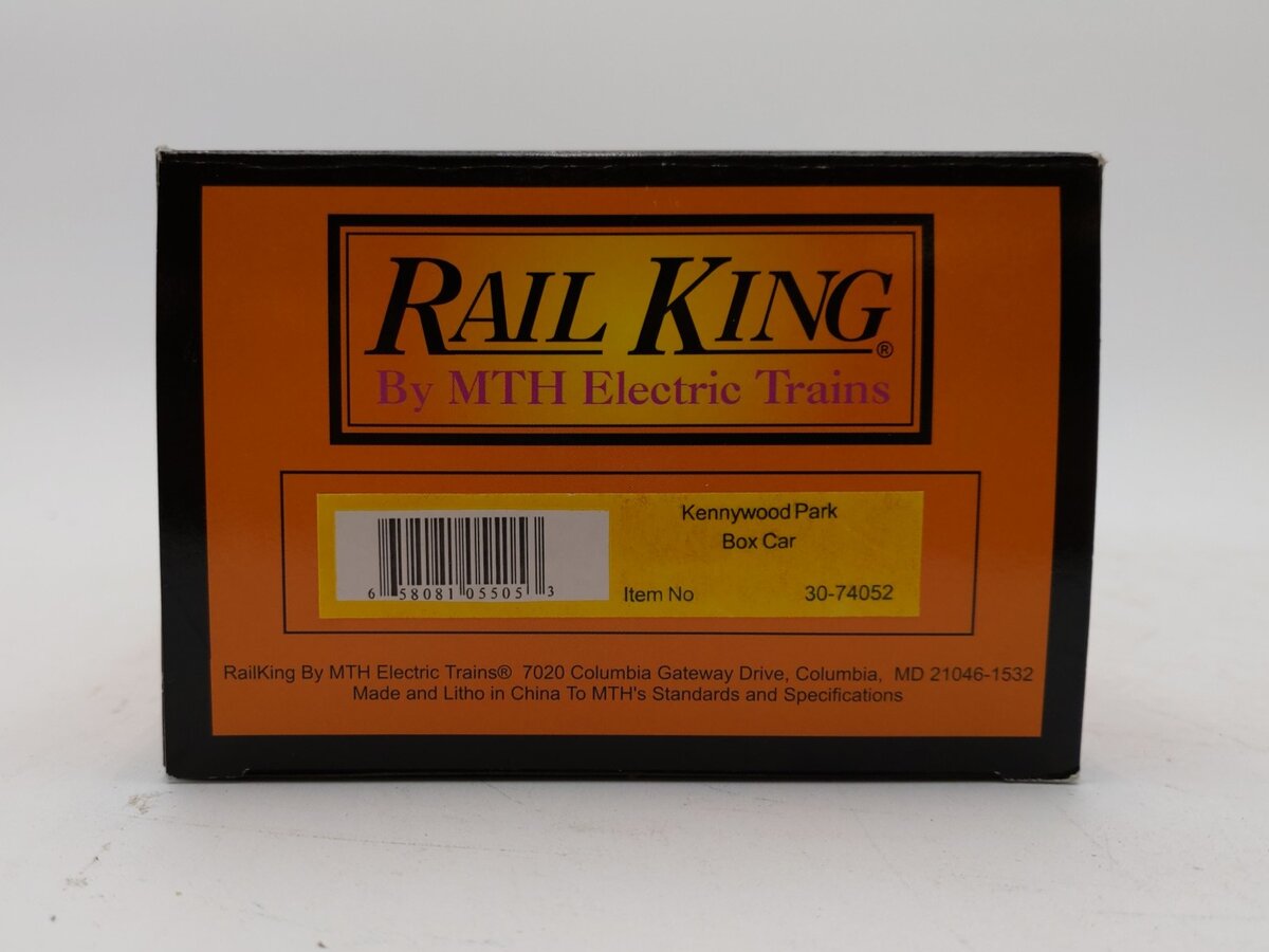 MTH 30-74052 O Gauge Kennywood Park Box Car LN/Box