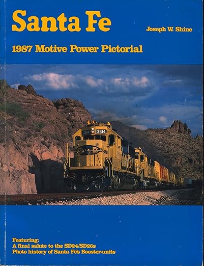 Santa Fe 1987 Motive Power Pictorial paperback