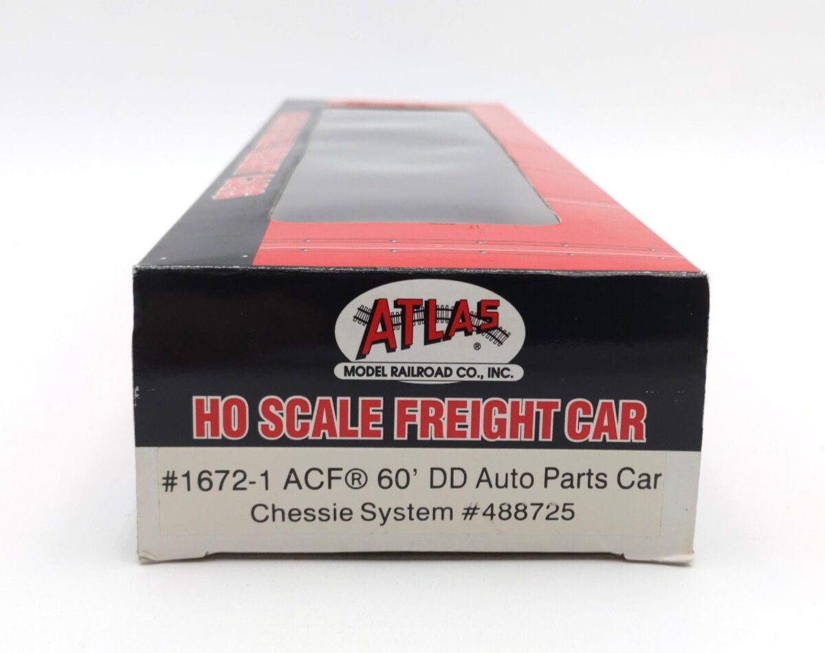 Atlas 1672-1 HO Scale Chessie ACF 60' Double Door Auto Parts Car #488725 LN/Box
