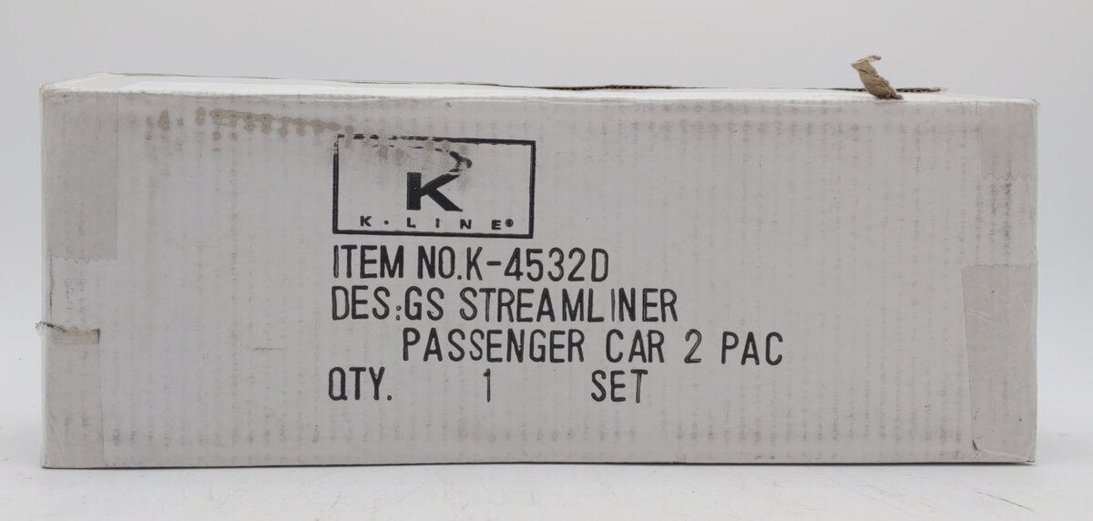 K-Line K4532D O Golden State Streamliner Passenger Cars (Set of 2) LN/Box