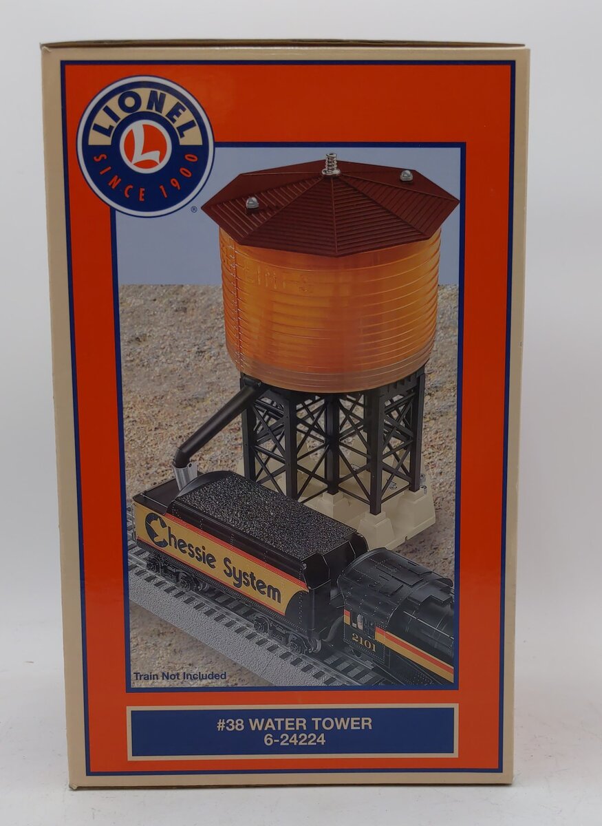 Lionel 6-24224 Operating Water Tower #38 EX/Box