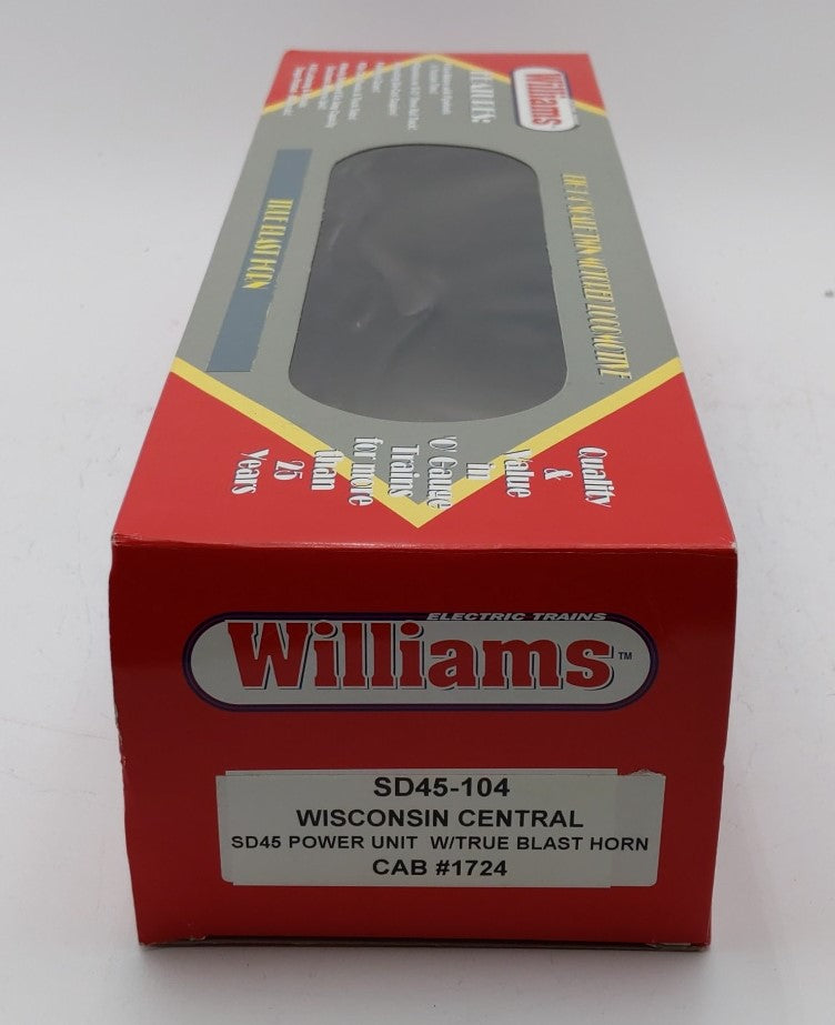 Williams SD45-218 Wisconsin Central SD-45 Diesel Locomotive #1724 EX/Box