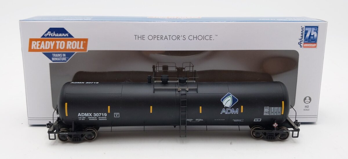 Athearn 29881 HO ADMX 30,000 Gallon Ethanol Tank Car #30719