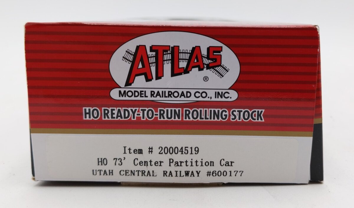 Atlas 20004519 HO Utah Central Railway 73' Center Partition Car #600177