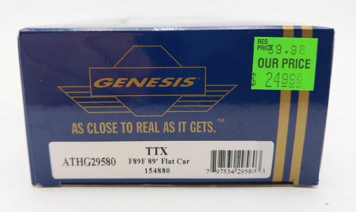 Athearn G29580 HO TTX F89-F89'8" TOFC Flat Brown #154880