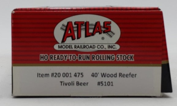 Atlas 20001475 HO Scale Tivoli Beer 40' Wood Reefer #5101