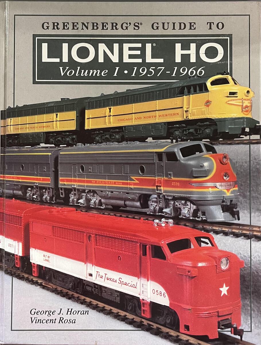 Greenberg's Guide to Lionel Ho: 1957-1966 (001) Hardcover VG