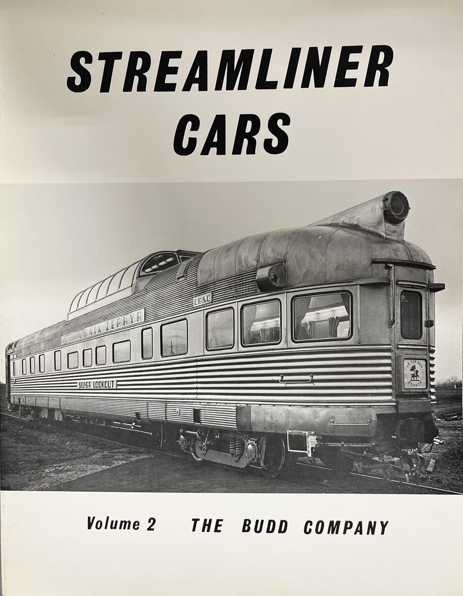 Streamliner Cars, Vol. 2: The Budd Company Paperback VG