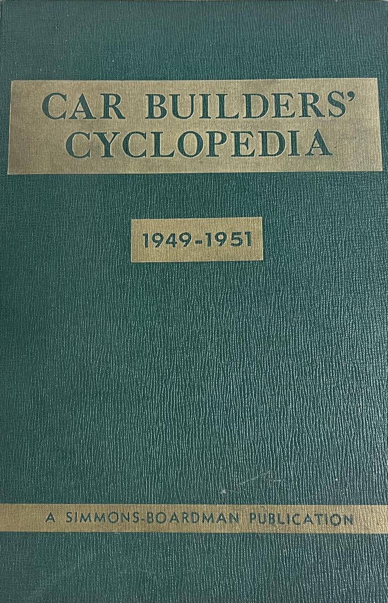 Car Builders Cyclopedia 1949-51 by Simmons Boardman Publication (Hardcover) VG
