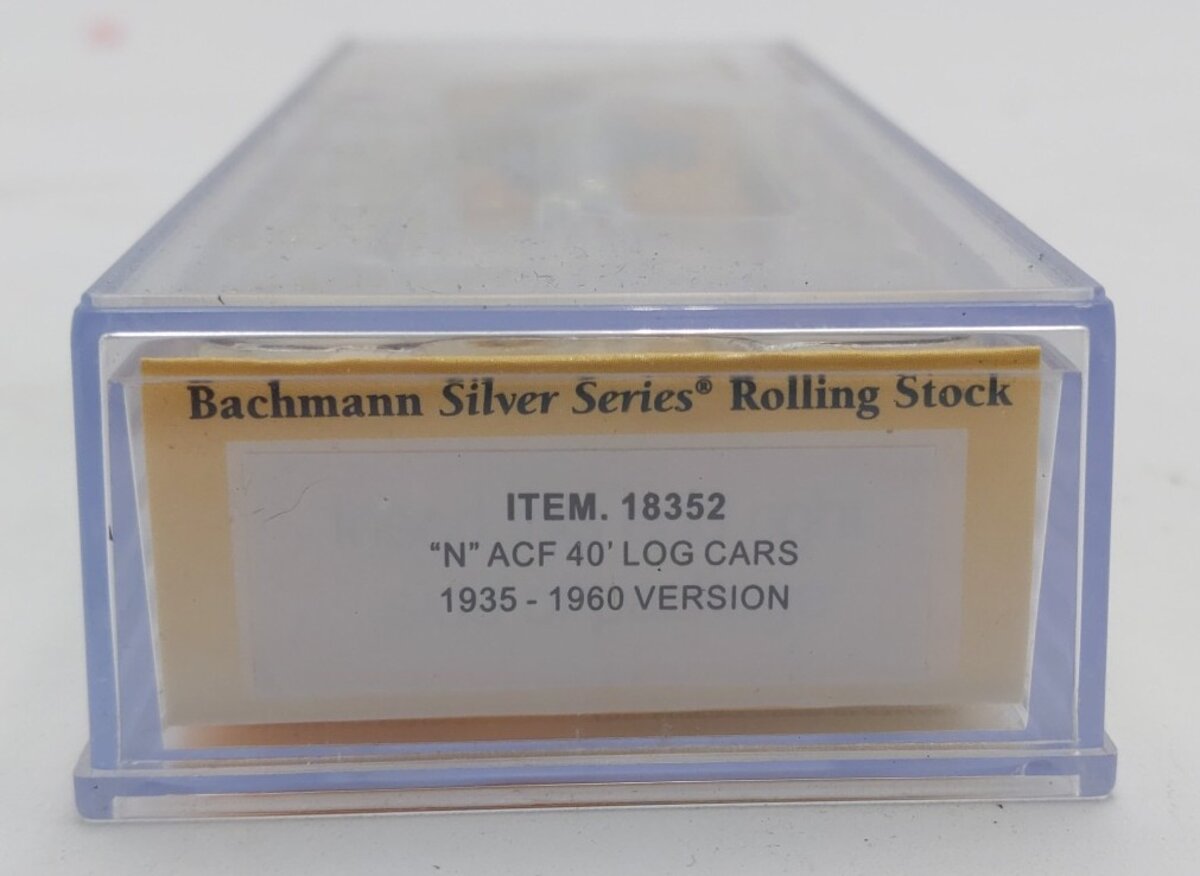 Bachmann 18352 N 1935-1960 Version ACF 40' Log Car LN/Box