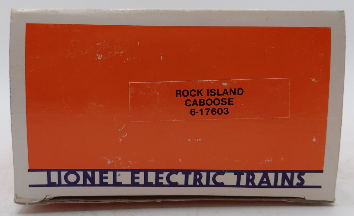 Lionel 6-17603 O Gauge Rock Island Woodside Caboose #17603 LN/Box